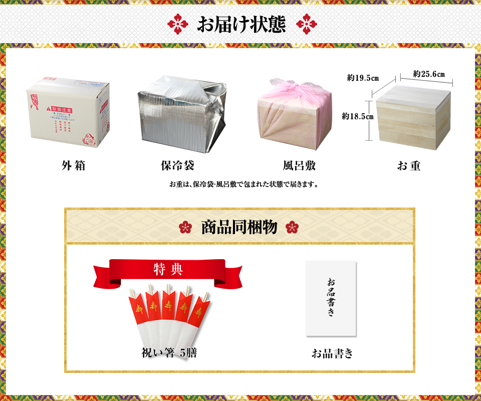 お届け状態