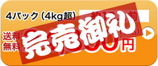 4パック（4kg超）約13人前送料無料24,800円（税込）