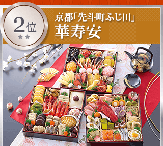 2位 京都先斗町「ふじ田」 華寿安
