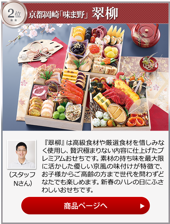 2位 京都岡埼「味ま野」 翠柳