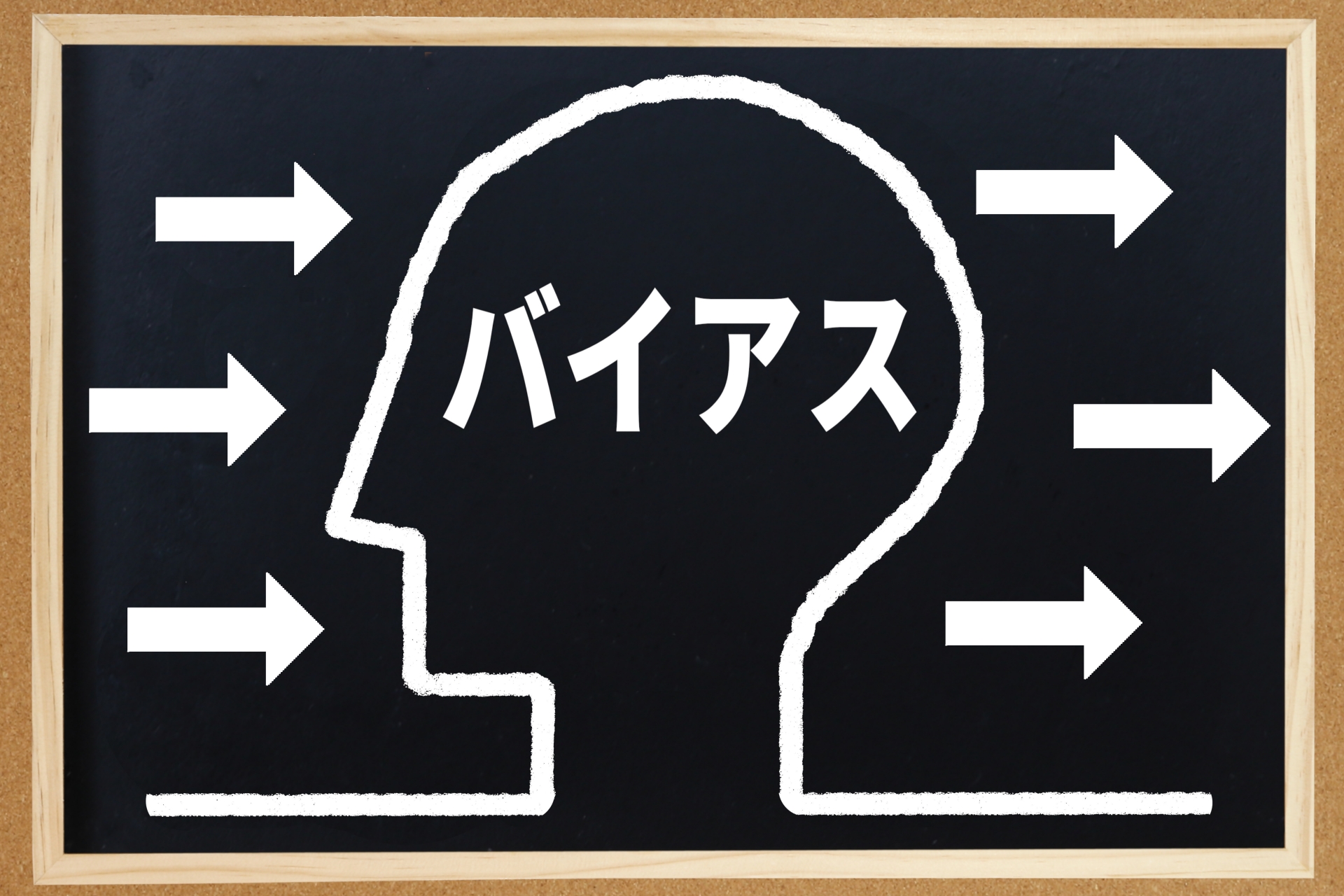 認知バイアスのイメージ