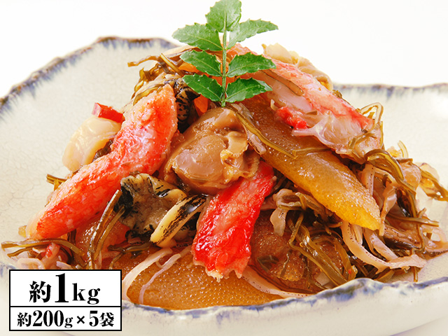 海鮮づくし松前漬 パッケージ