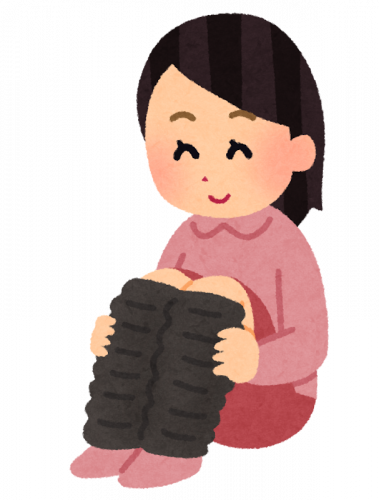 レッグウォーマーのイラスト