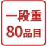 一段重80品目
