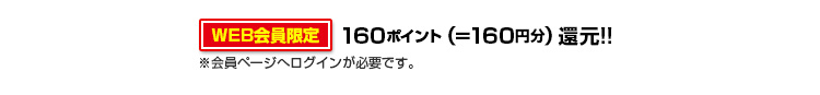 160ポイント
