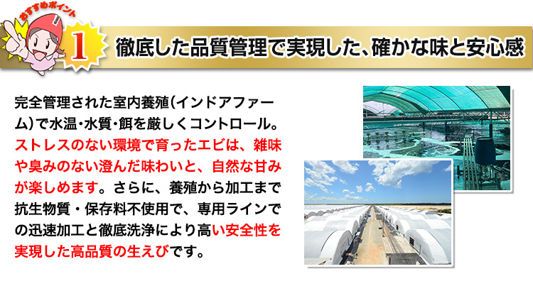 徹底した品質管理で実現した、確かな味と安心感
