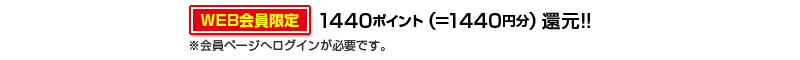 1440ポイント
