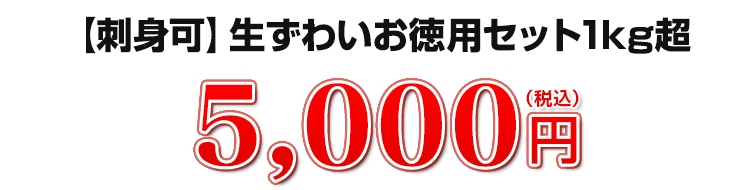 1kg超 5,000円（税込）