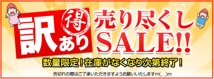 訳ありSALE