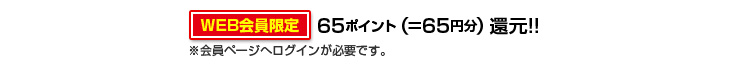 65ポイント