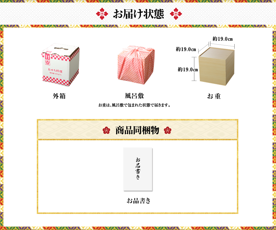 お届け状態