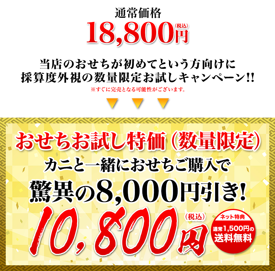 お試し特価10,800円