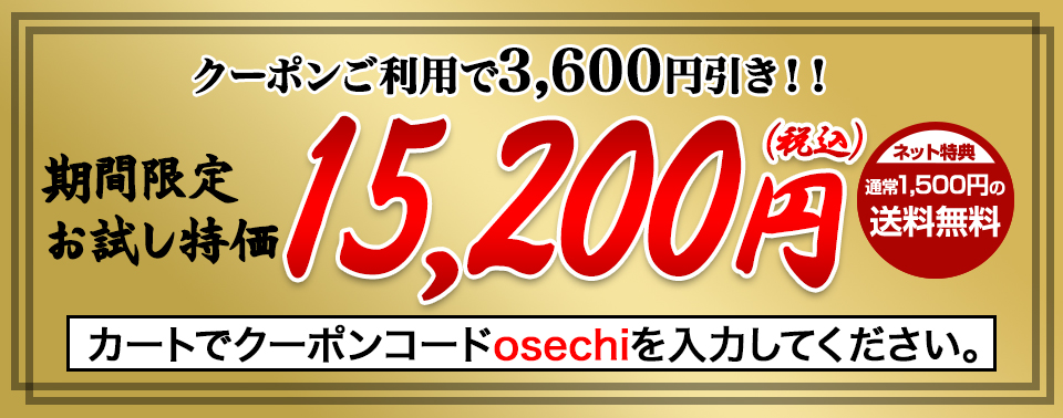 期間限定お試し特価