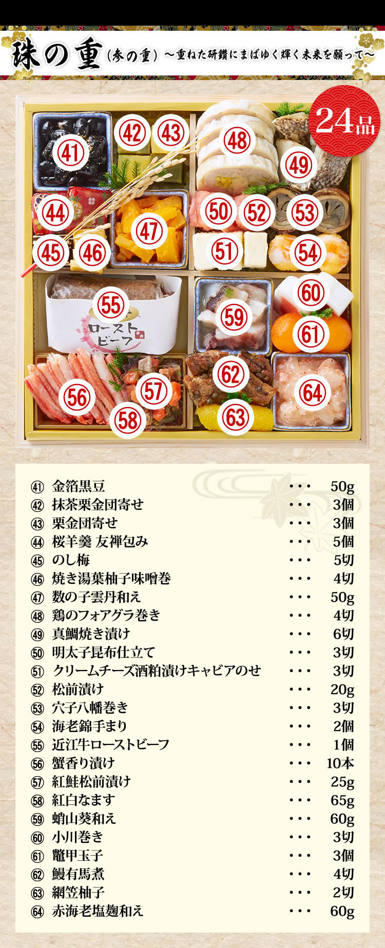 珠の重