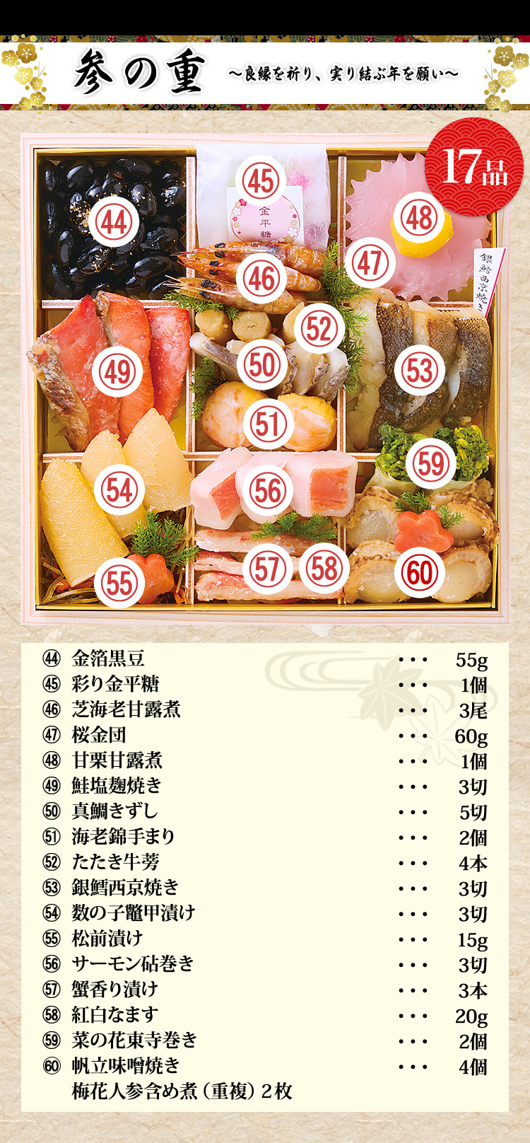 おせち：京都祇園 料亭「華舞」監修高級重 富の舞