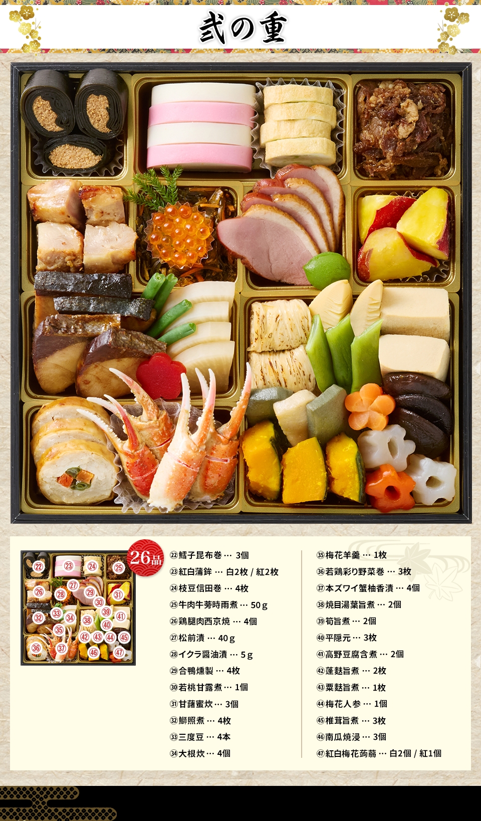 弐の重