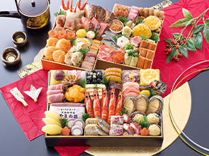 京都御所南 京料理「やまの」監修三箱二段重 珠天箱 