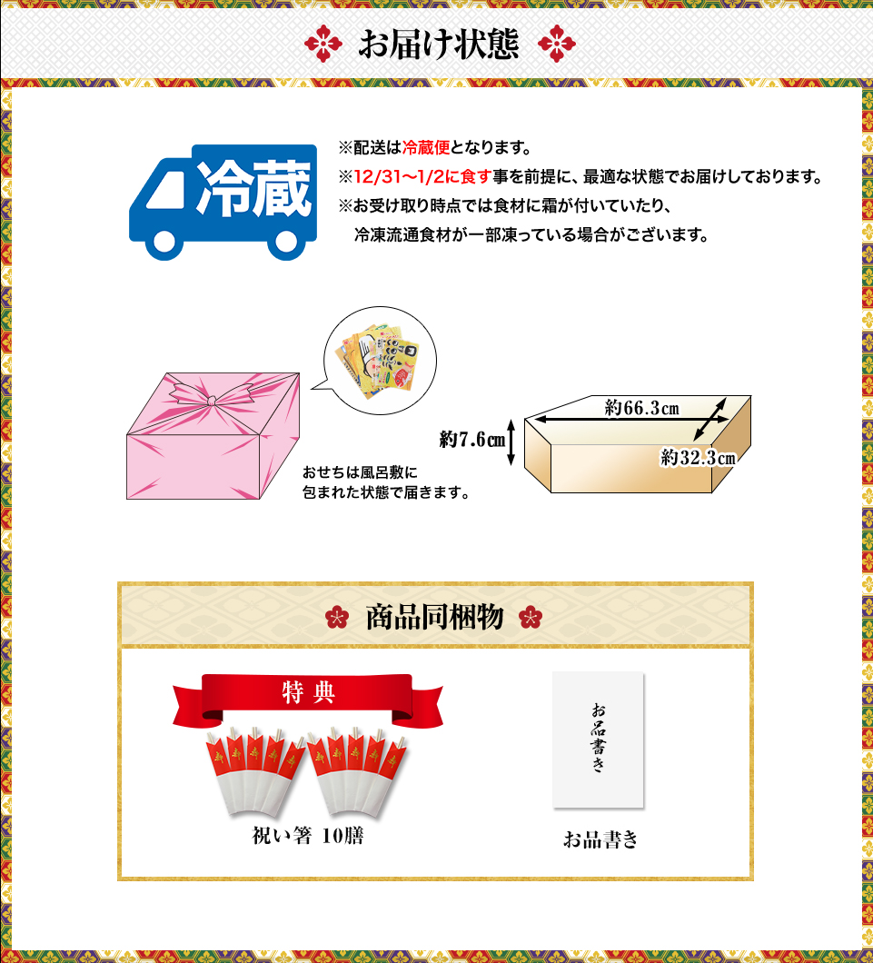 お届け状態