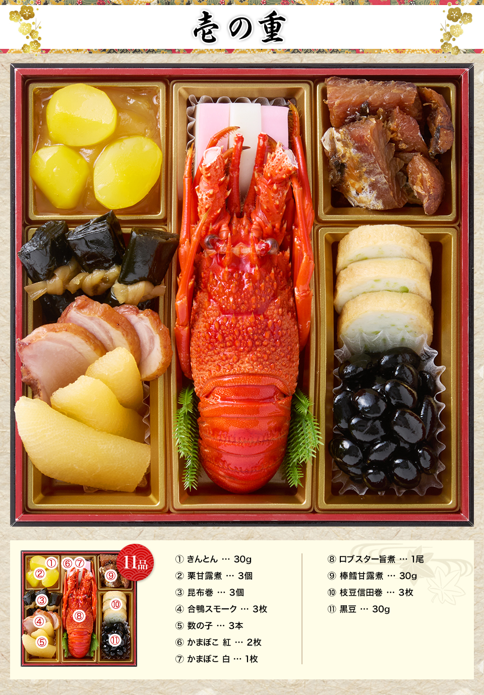 壱の重