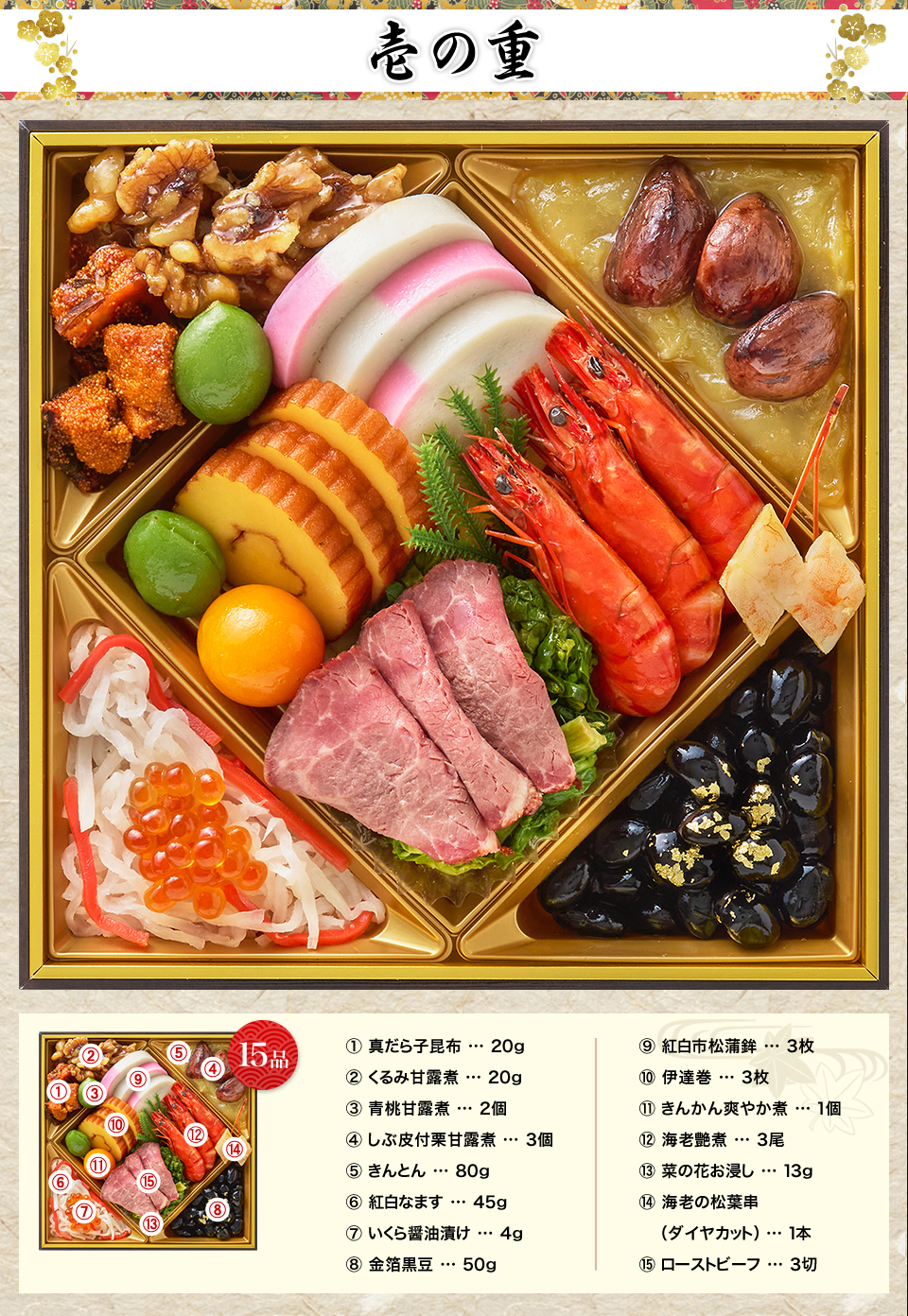 壱の重 15品目