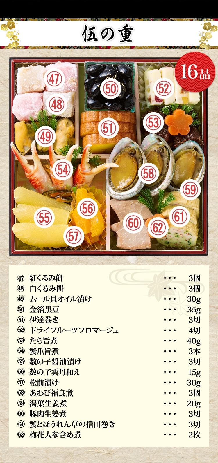 伍の重