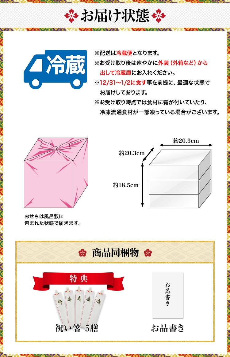 お届け状態