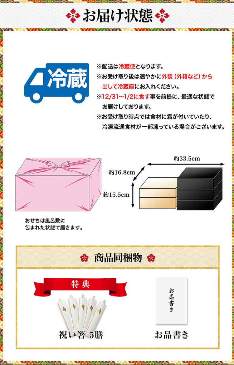 お届け状態