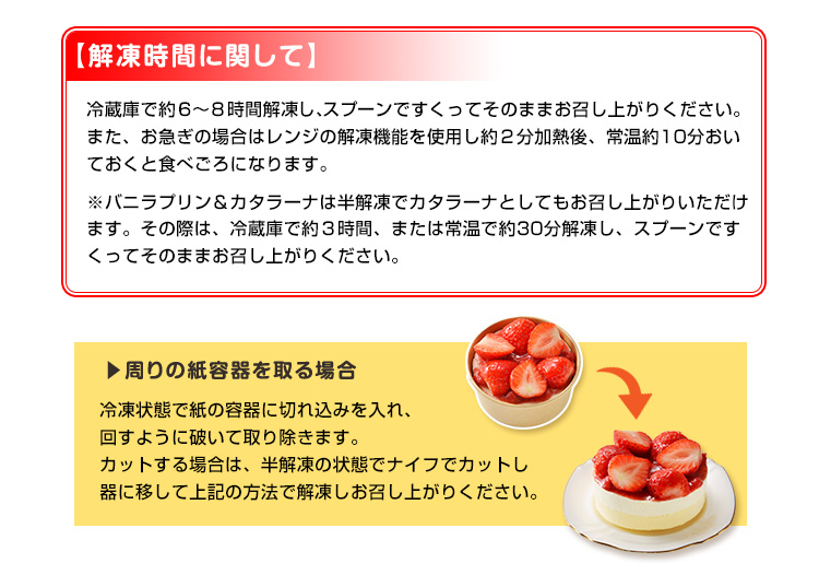 解凍方法