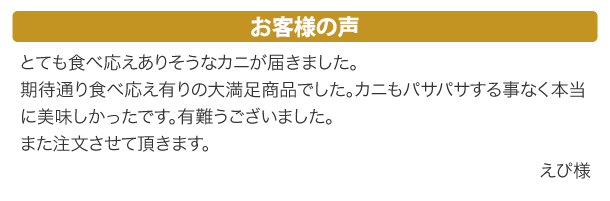お客様の声