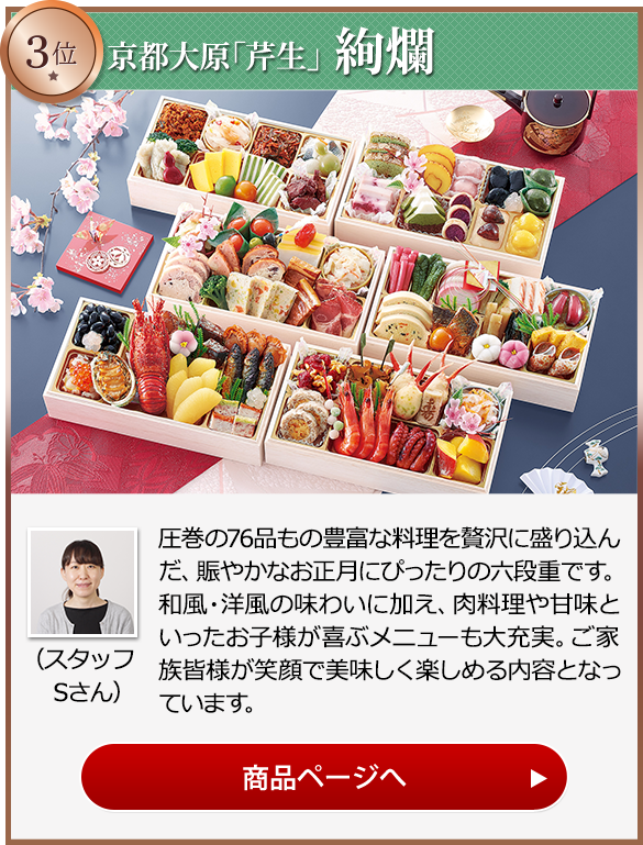 3位 京都大原「芹生」 絢爛